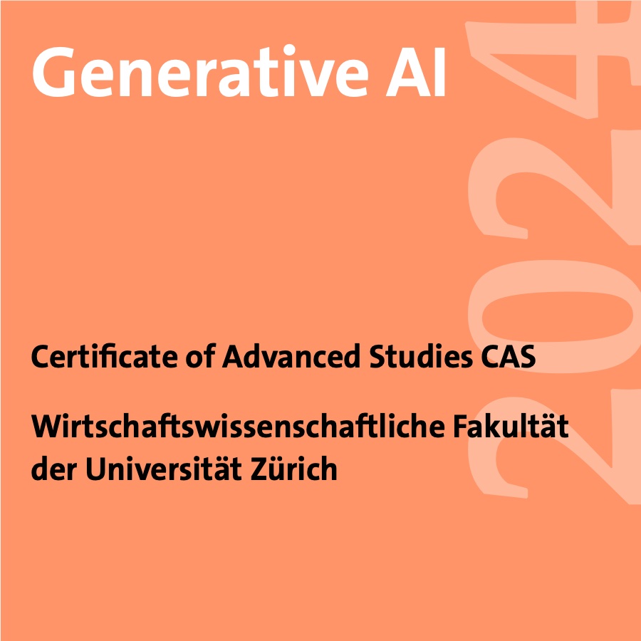 CAS in Generative AI 2024
