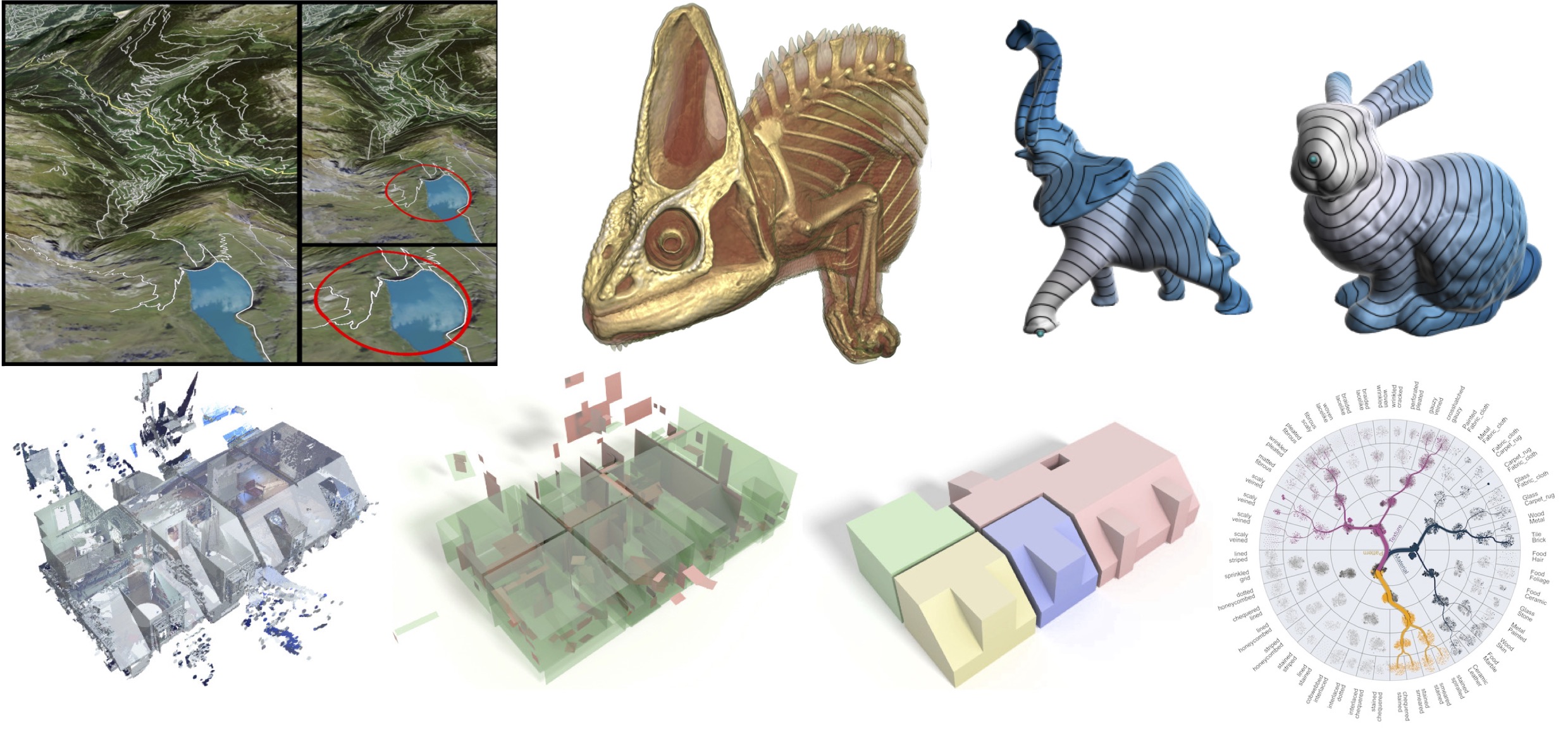 Example images of research activities