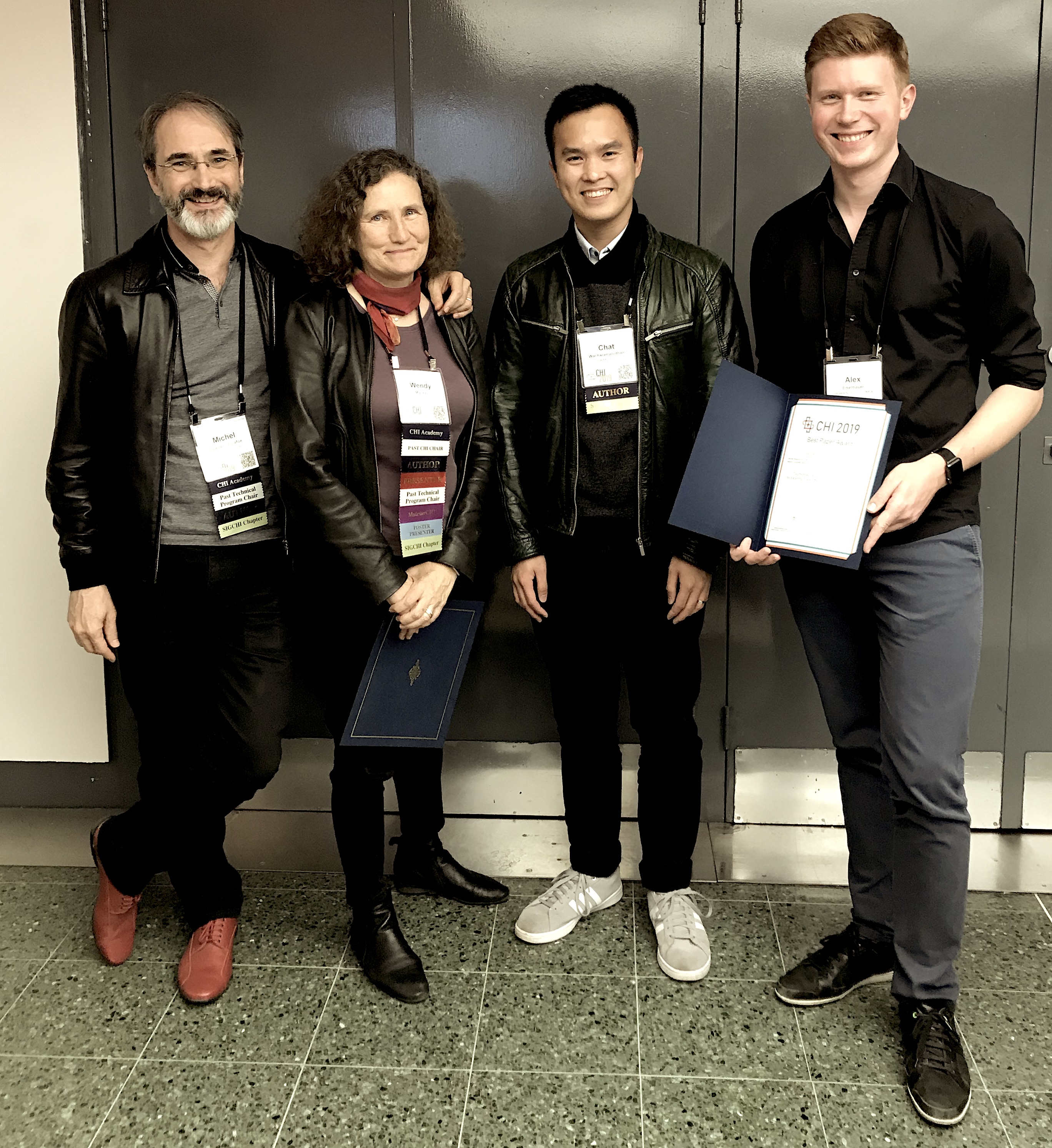 CHI 2019 Best Paper Award