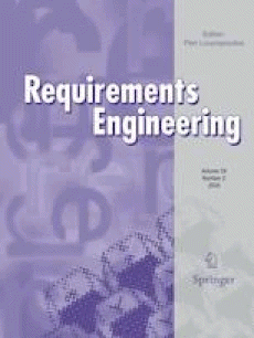 Cover of Requirements Engineering Journal (REJ)
