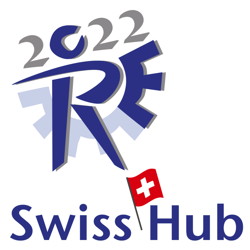 The Swiss RE’22 Hub Logo
